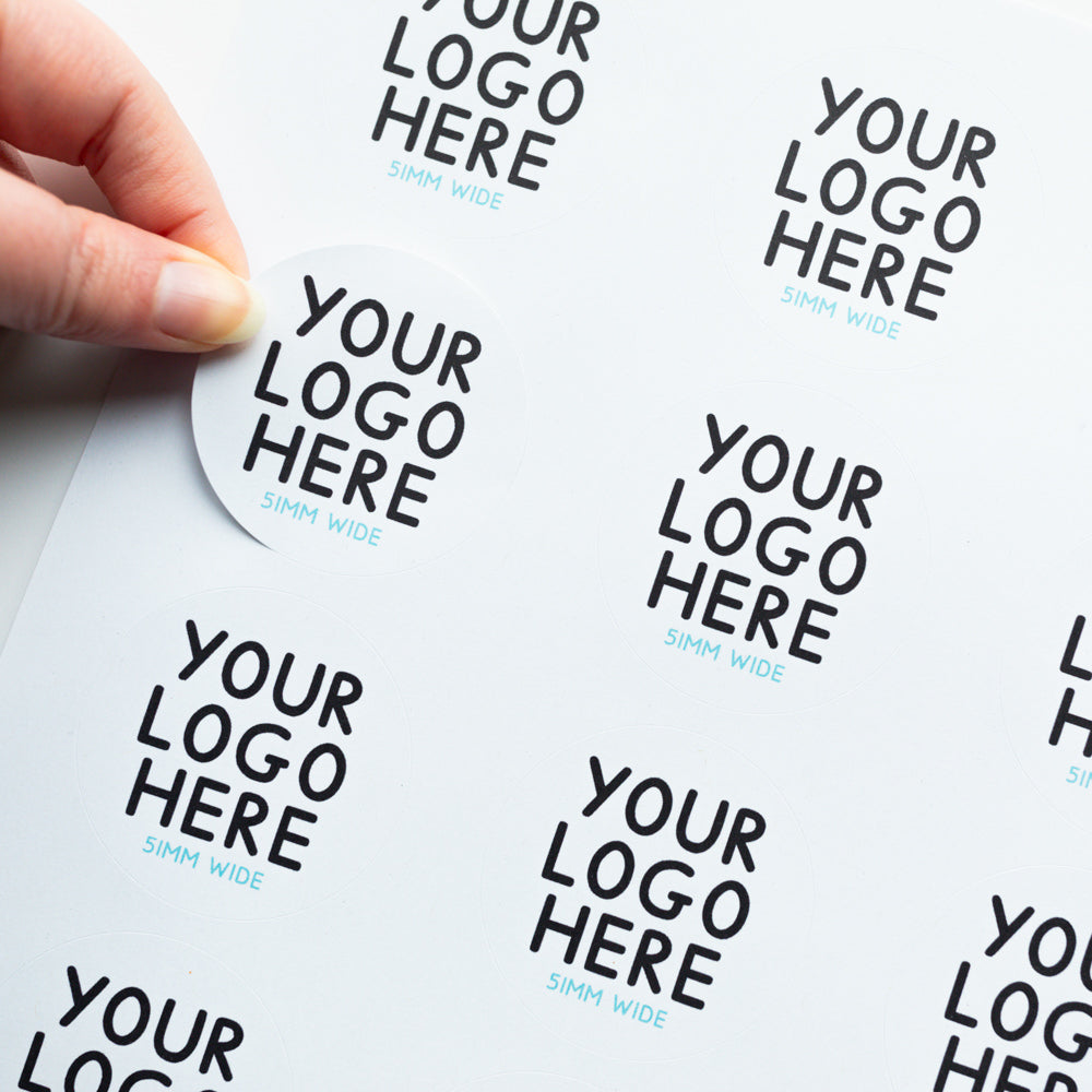 51mm Personalised Logo Stickers