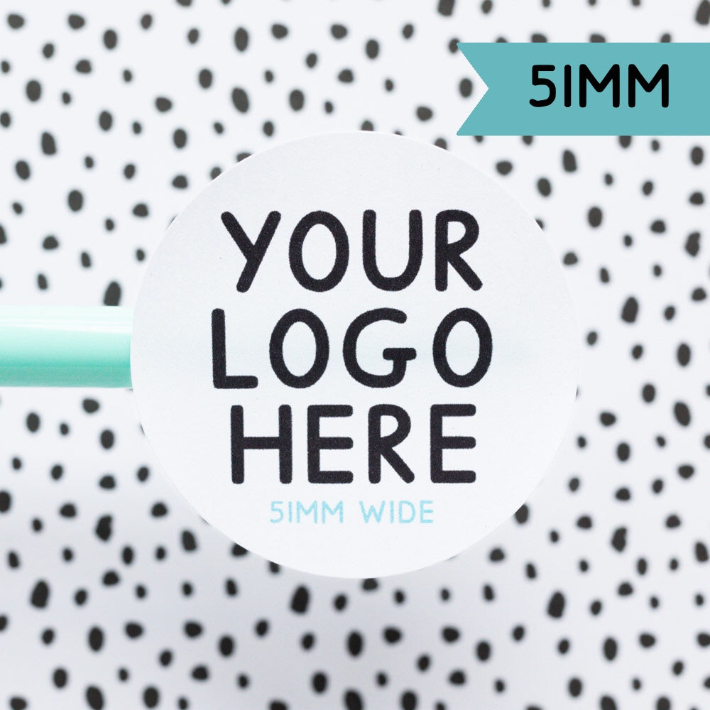 51mm Personalised Logo Stickers