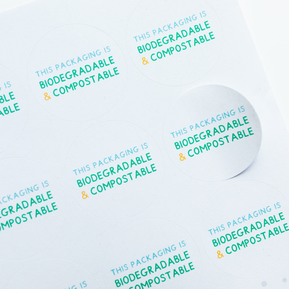 Biodegradable & Compostable Stickers