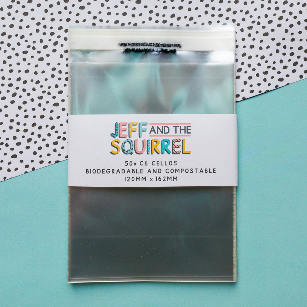 Biodegradable C6 Cello Bags