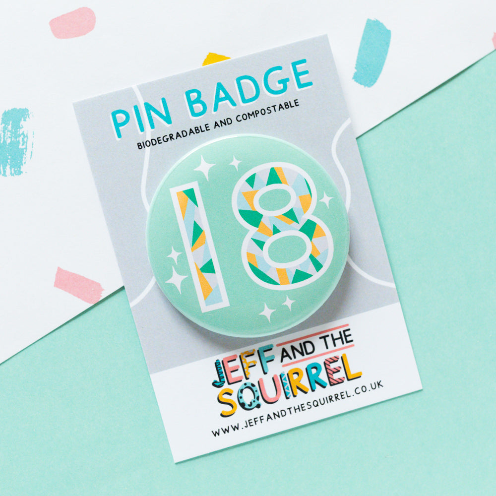 18th Birthday Badge