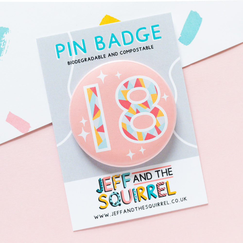 18th Birthday Badge