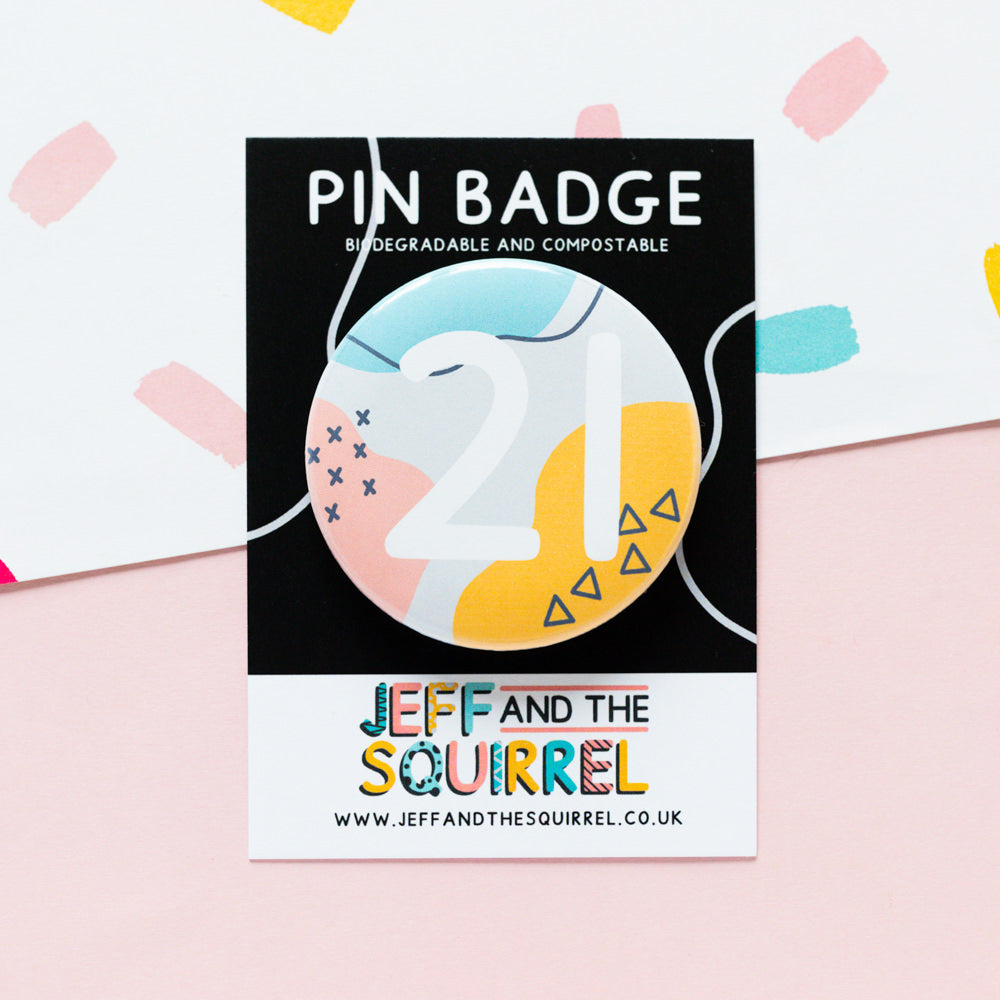 *SECONDS* Biodegradable Badges