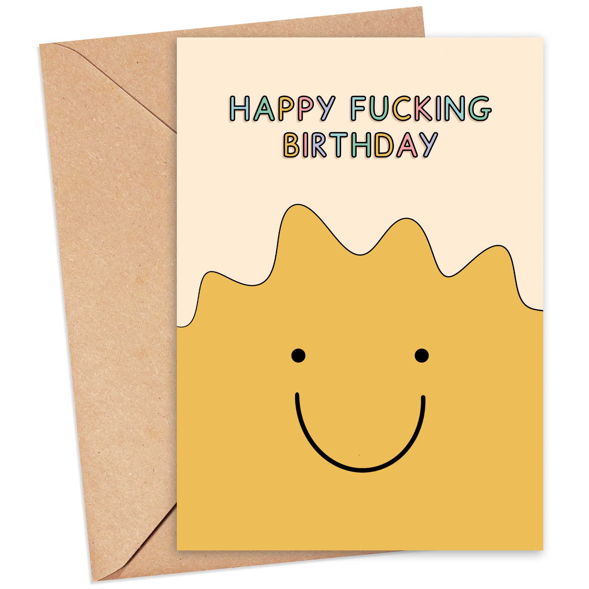 Happy Fucking Birthday Monster Card