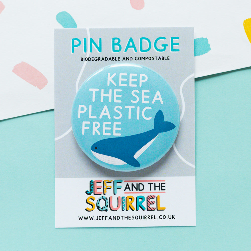 Keep Sea Plastic Free Badge