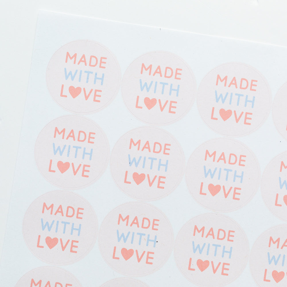 Made With Love Stickers