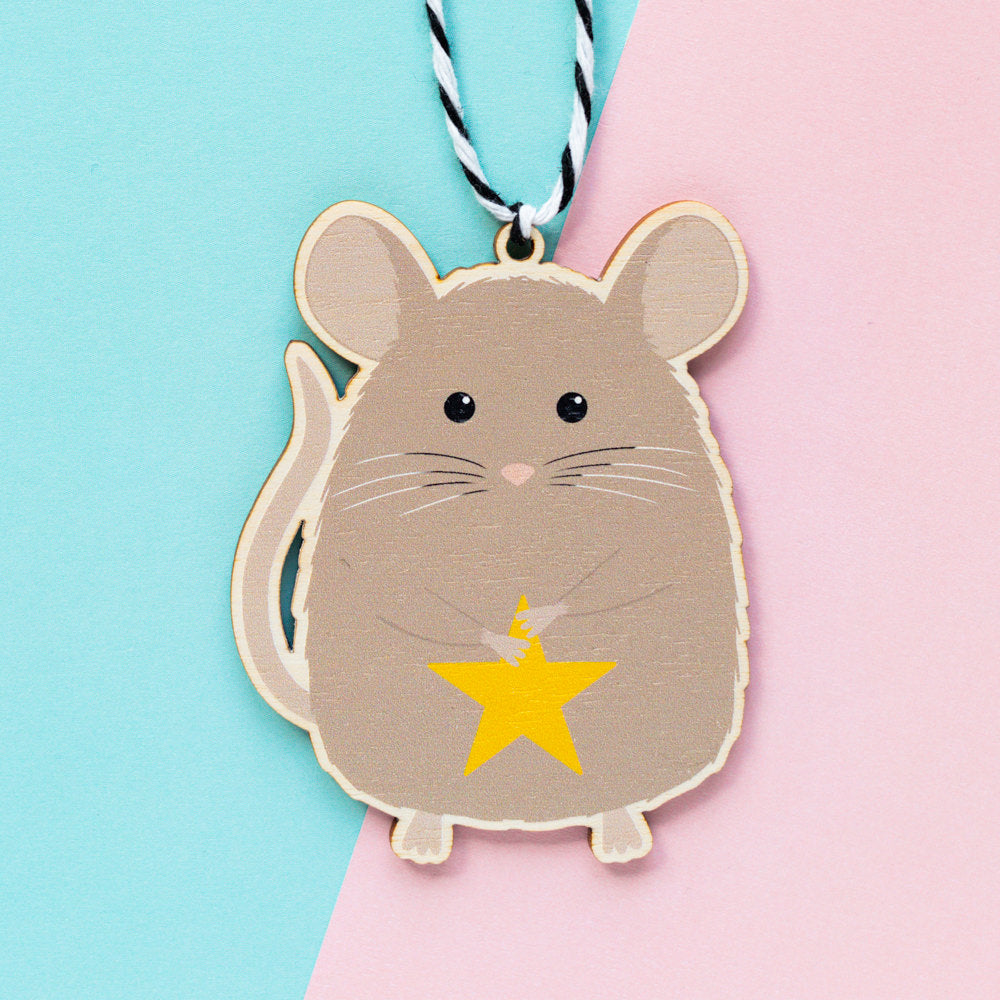 Mouse Christmas Tree Decoration