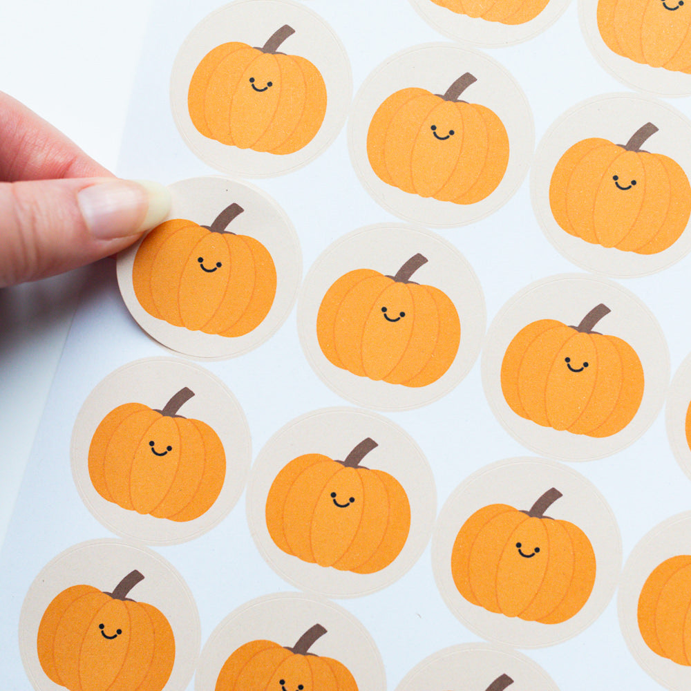 Pumpkin Halloween Stickers