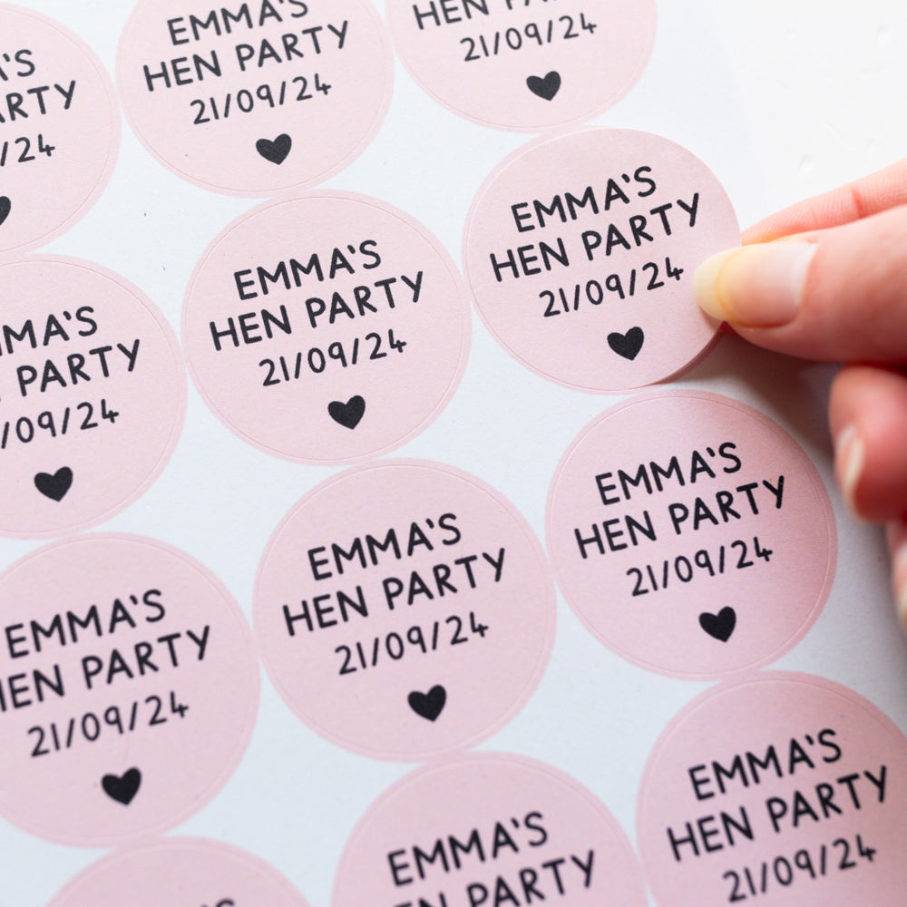 37mm Personalised Stickers