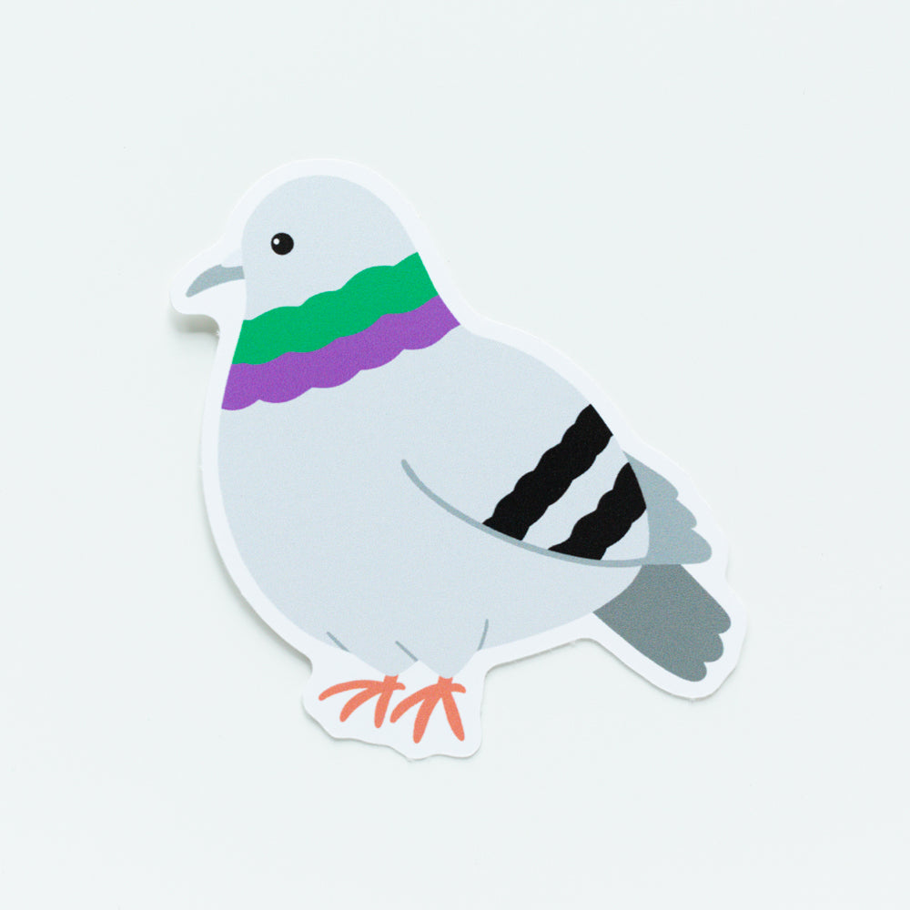 Standing Pigeon Sticker