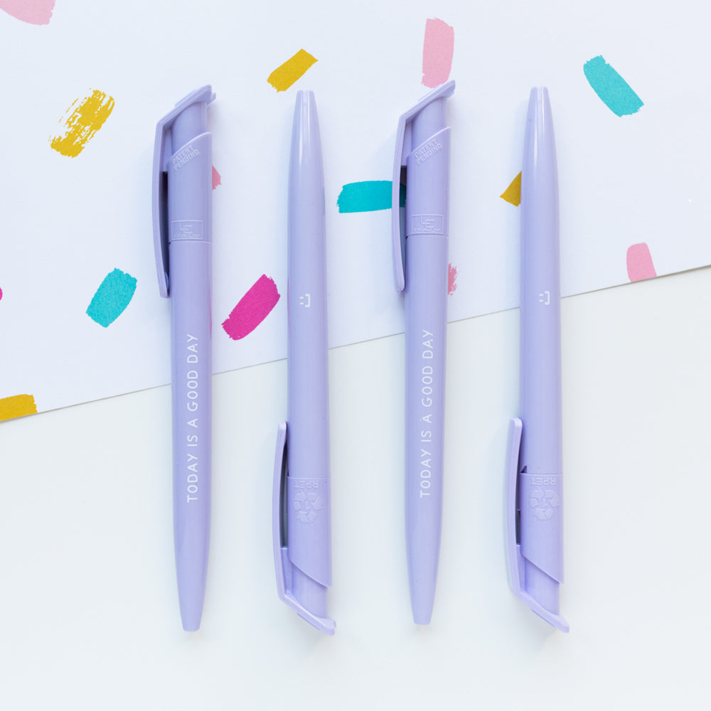 Today Is A Good Day Lilac Ballpoint Pen