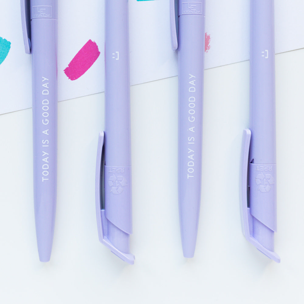 Today Is A Good Day Lilac Ballpoint Pen