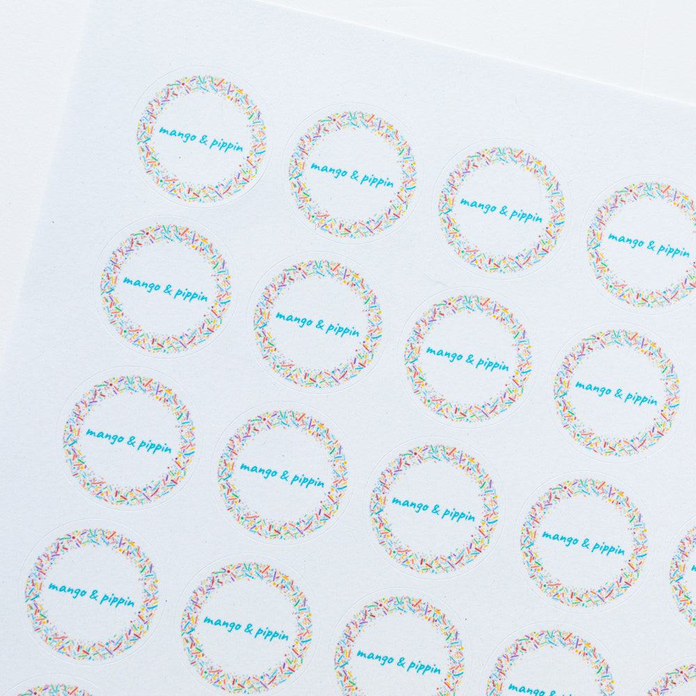 25mm Personalised Logo Stickers