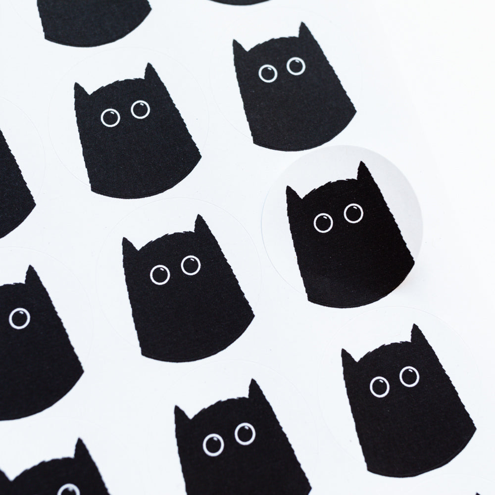 Black Cat Stickers