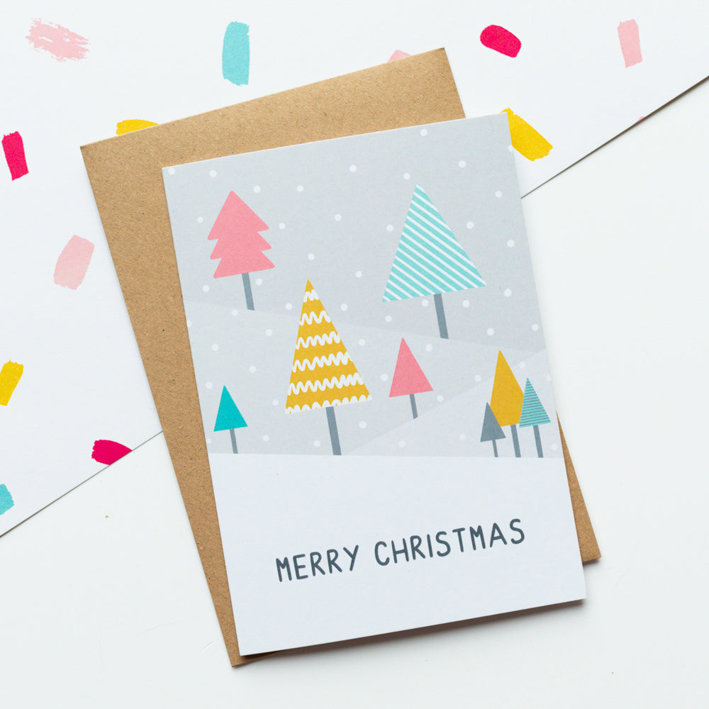 Merry Christmas Tree Card