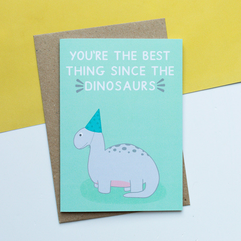 Best Thing Since Dinosaurs Card
