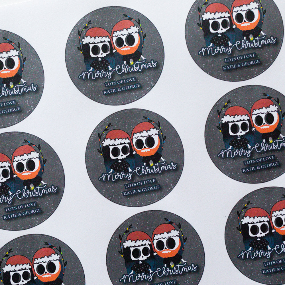 51mm Personalised Logo Stickers