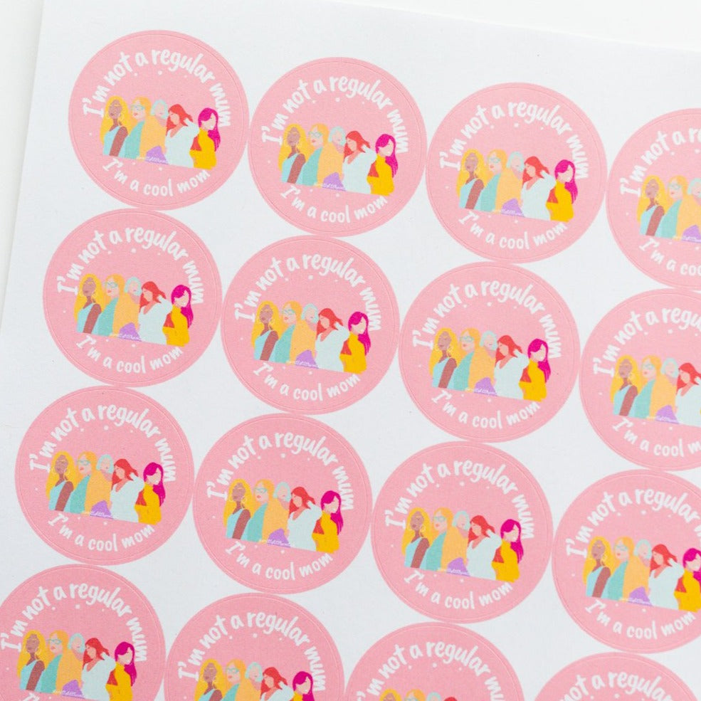 37mm Personalised Logo Stickers