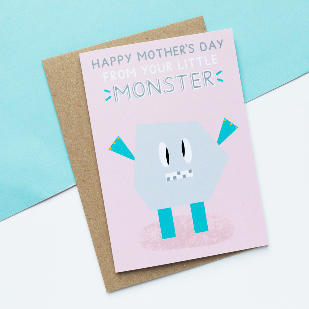 Little Monster Mother's Day Card