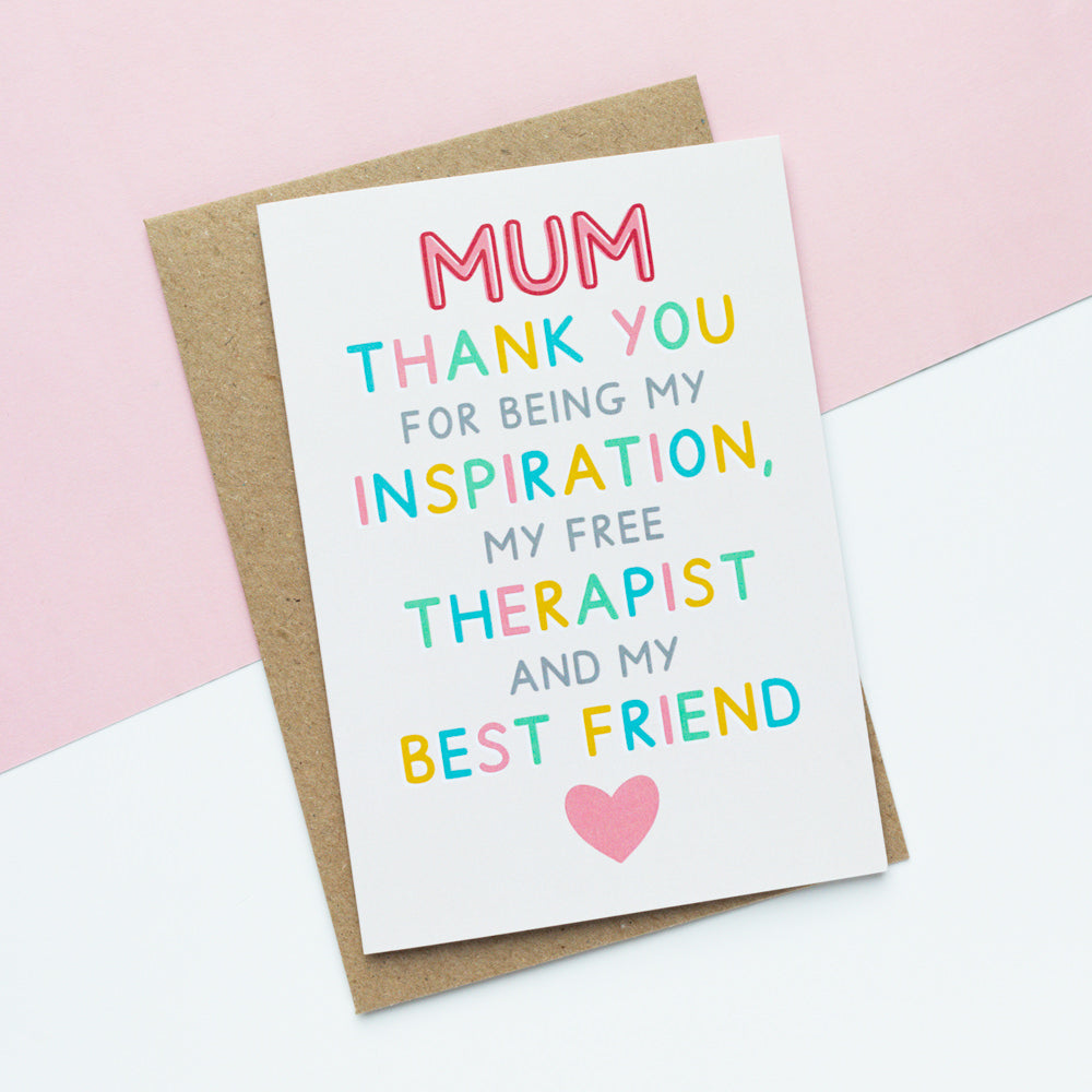 Thank You Mum Card