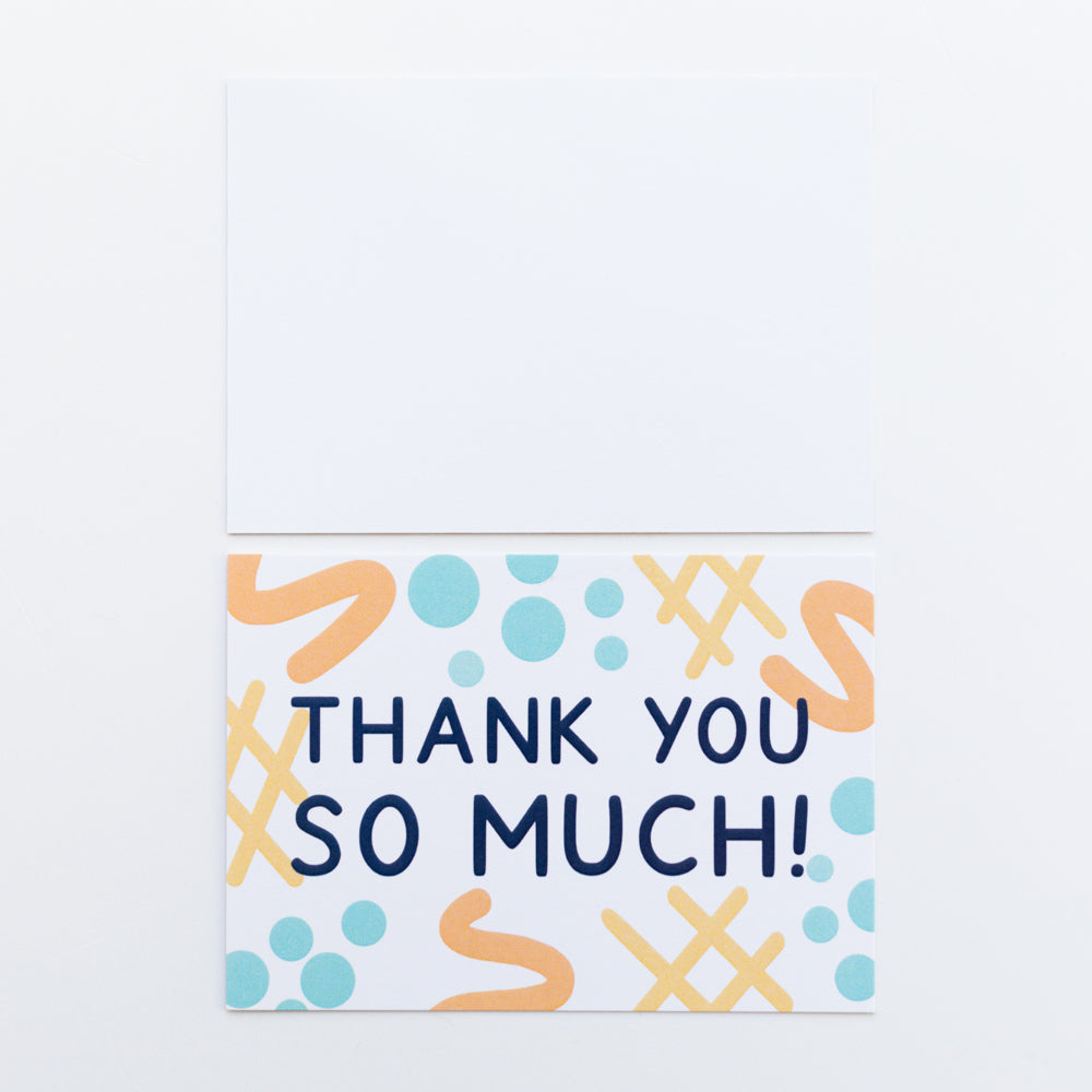 25x Thank You So Much Mini Notecards