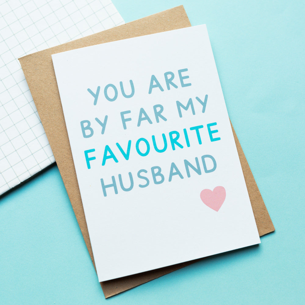 Favourite Husband Card | Jeff and the Squirrel
