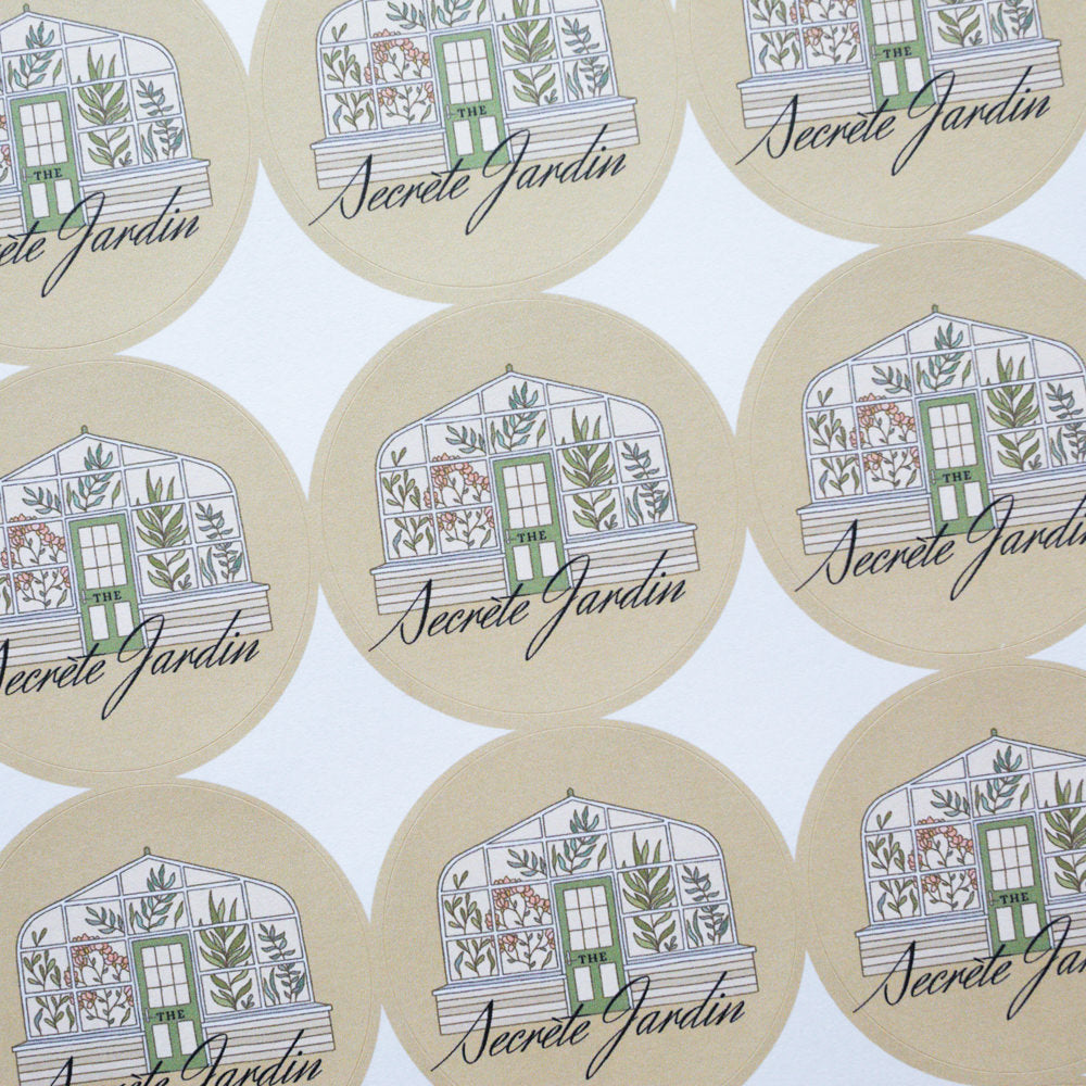 51mm Personalised Logo Stickers