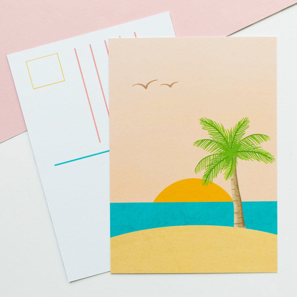 Sunset Beach Postcard