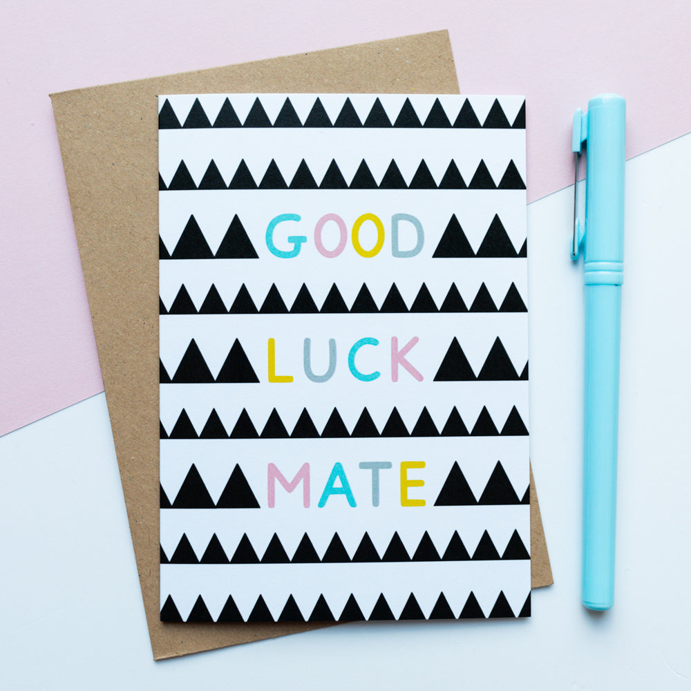 Good Luck Mate Card