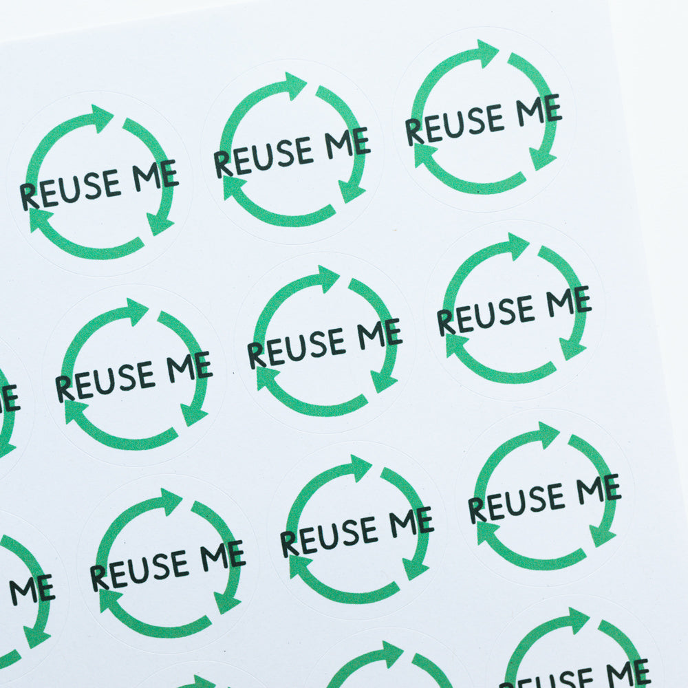 Reuse Me Stickers