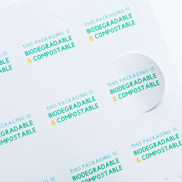 Biodegradable & Compostable Stickers – Jeff and the Squirrel